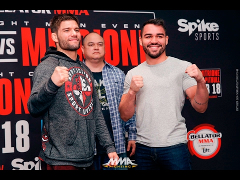 Bellator 172: Josh Thompson vs. Patricky Freire Staredown