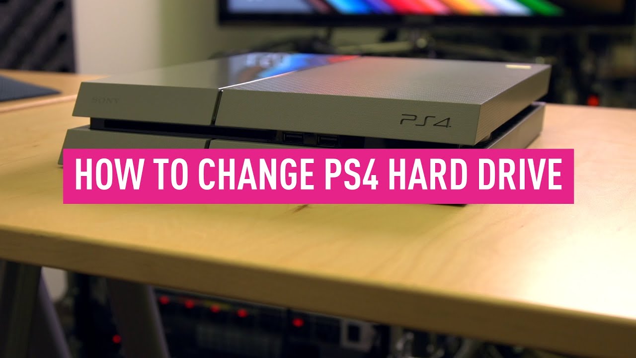 How to upgrade your PS4 hard drive - YouTube