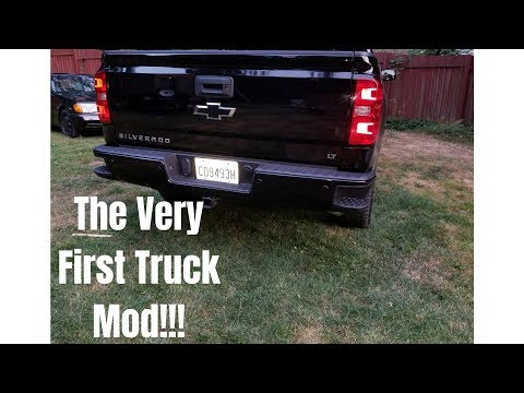 2016 Chevy Silverado Rear Bumper| Chrome Delete