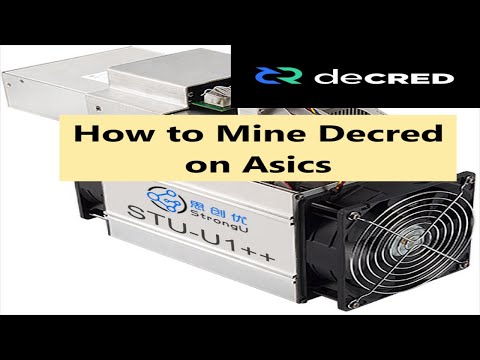 How to Mine Decred DCR Coin using StrongU STU U1- How to Mine Decred Coin via Asic