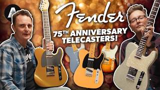 Video thumbnail for Fender 75th Anniversary Telecasters! by Andertons Music Co