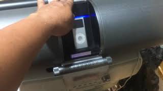 Test chơi Boombox JVC RV-S1 ( cực hiếm ) Dock iPod 30pin , Usb , Aux 3.5ly ( A. Linh 0986 752 721 )