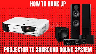 How To Hook Up a Projector to a Surround Sound System (3mins)