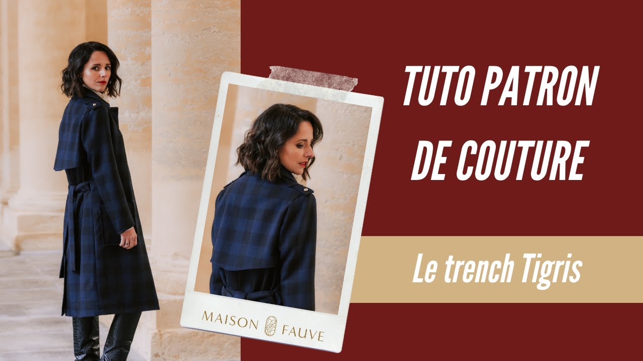 Complément patron couture gratuit manteau Tigris - version trench-coat (PDF à télécharger)