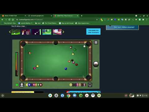 Playing 8 Pool Coolmath Games