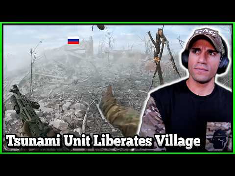 Marine reacts to Ukrainian Tsunami unit liberating village