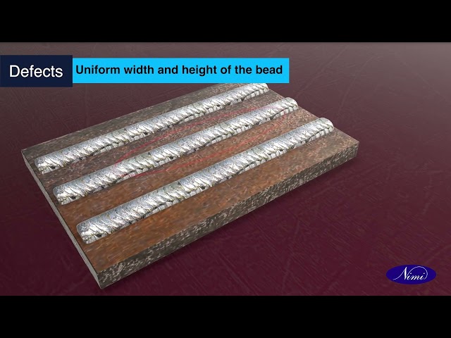 Weaved bead on an M.S Plate 10 mm thick in a flat position "SWAW"