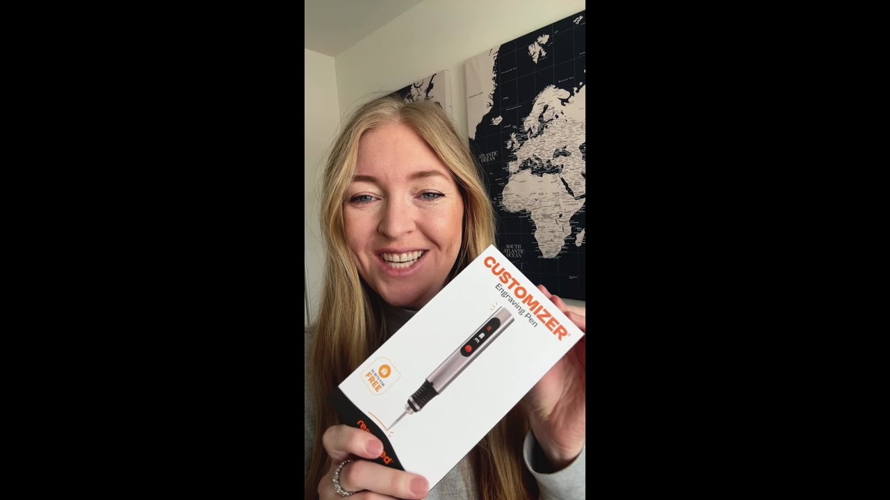 🔥 Best Engraving Pen for DIY Personalization | Customizer Engraver Review!