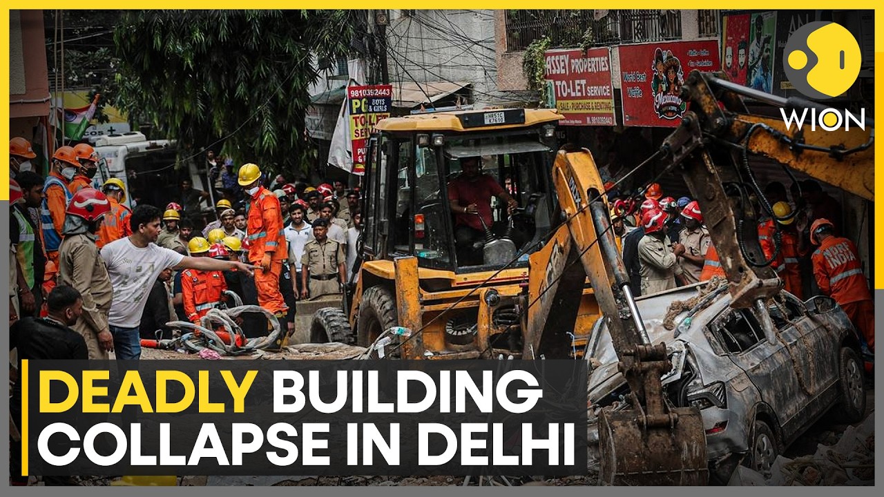 Delhi: Building Named 'Hostel Daze' Reduced to Rubble Killing Three | WION News