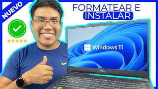 ✅ Cómo FORMATEAR tu PC e INSTALAR Windows 11 desde USB | 2025