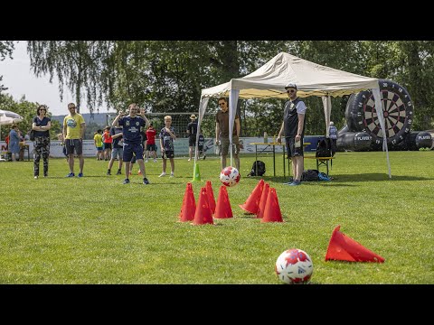 Fußball kennt keine Grenzen: Drei Vereine legen sich beim Fußball-Aktionstag kräftig ins Zeug
