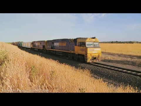 MA5 Approaching Gheringhap (16/1/2017) - PoathTV Australian Trains & Railways