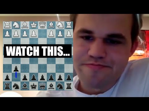 Magnus teaches how to play with black!