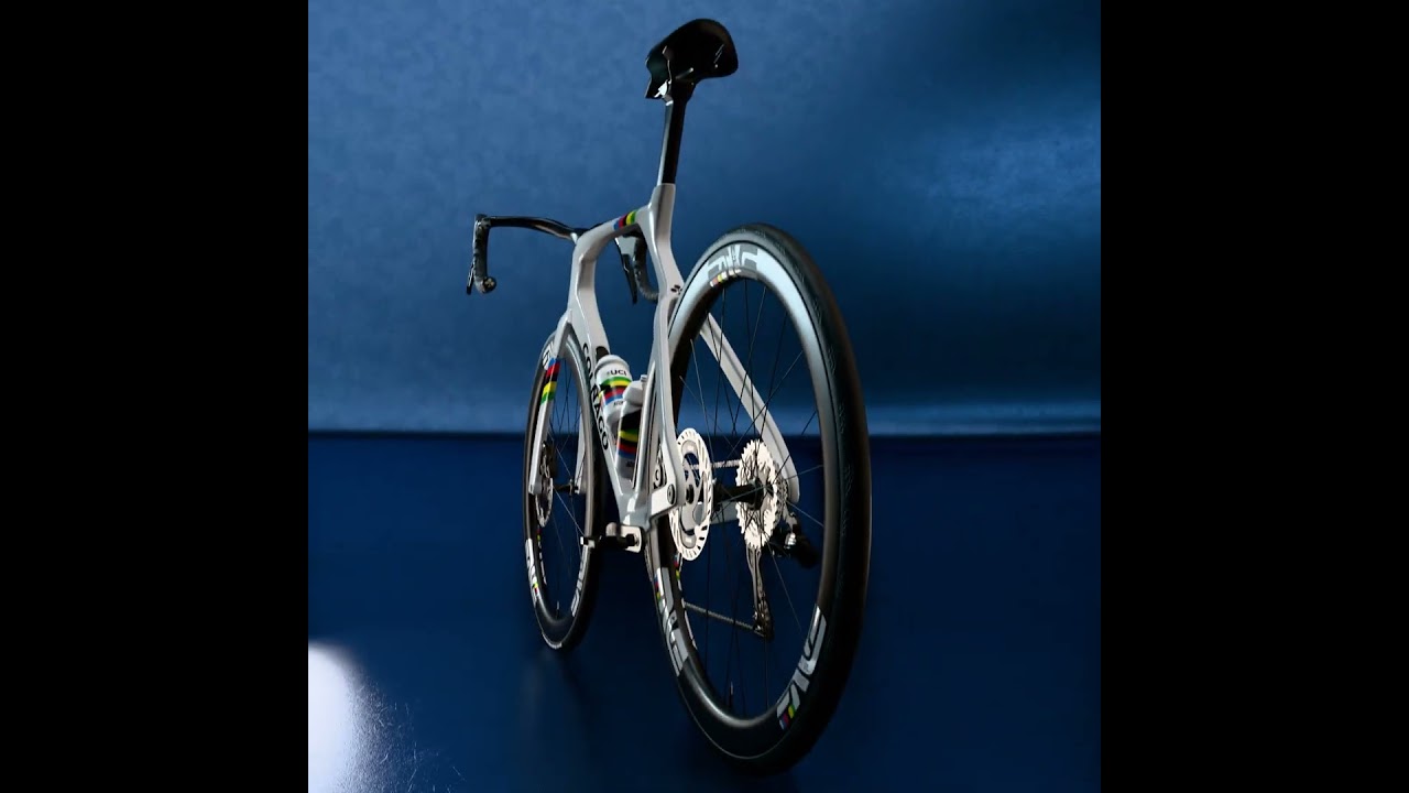 Bicicleta de carretera COLNAGO Y1Rs arco&iacute;ris edici&oacute;n Tadej Pogacar GOAT Modelo 3D