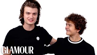 Stranger Things’ Joe & Gaten Take a Friendship Test | Glamour