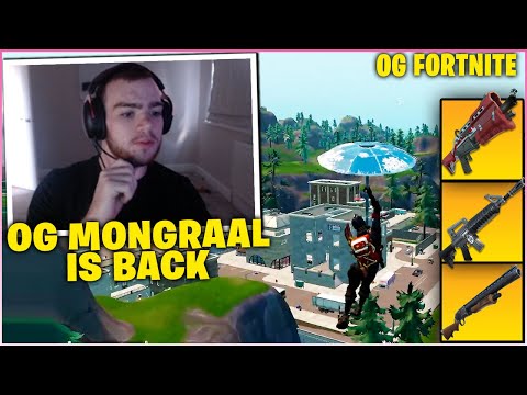 MONGRAAL RETURNS To OG FORTNITE & BRINGS Back OG MONGRAAL! (Nostalgic)