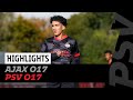 WONDERSCHONE doelpunten in Amsterdam ? - Highlights Ajax O17 - PSV O17