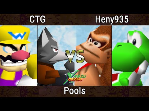 Xanadu Origins - CTG (Wario, Wolf) Vs. Heny935 (Donkey Kong, Yoshi) Smash Remix - SSB64