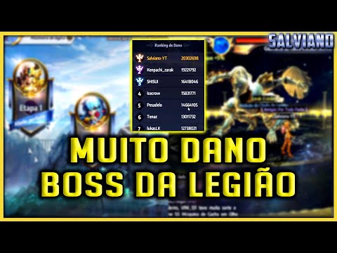 COMO DA MUITO DANO NO BOSS DA LEGIÃO E MASMORRA! - Saint Seiya Awakening #65