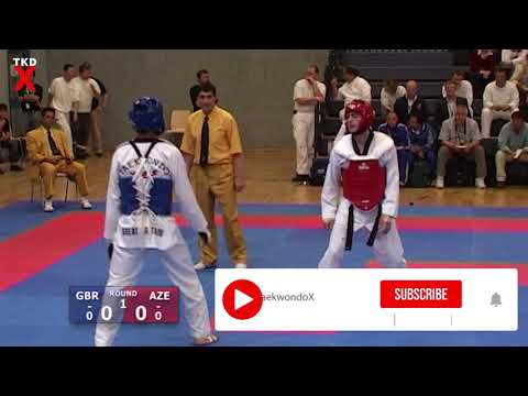 Taekwondo Euros 2006 Male Welter Weight Semi Final - Craig Brown (GBR) vs Rashad Ahmadov (AZE)