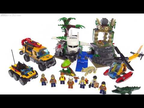 🔄 LEGO City 2017 Jungle Exploration Site review 🐆 60161 re upload