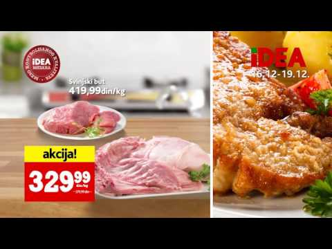 IDEA vikend akcija 16. - 19.12.2016.