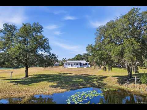 Inverness FL Lakefront Home- Fully Updated + Floral City Chain of Lakes Access MLS#851700