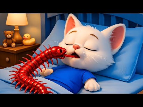 😲 OMG 🐛 The Kitten is in Big Trouble 🥺 Little Kitten’s Unbelievable Centipede Story | AI Cat Story