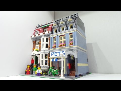 Vidéo LEGO Creator 10218 : L'animalerie (Modular)