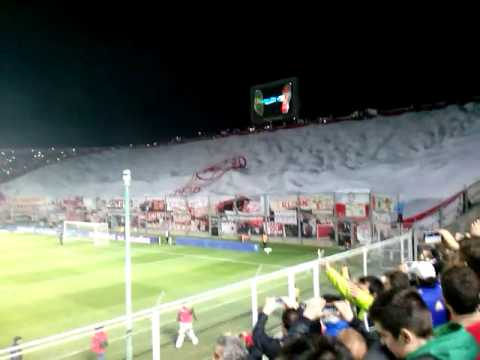 Bandera gigante  de Huracan Las Heras vs Boca Juniors