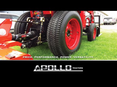 APOLLO 45hp Tractor Walkaround + Optional Pallet Forks / Turf Tyres