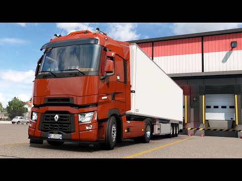 ETS2 1.38 EuRoadNet Renault Range T Brest - Brussels