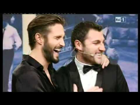 Alex Belli e Samanta Togni - Commenti e Clip (Prima di scendere in pista per la Salsa) - 11/02/2012