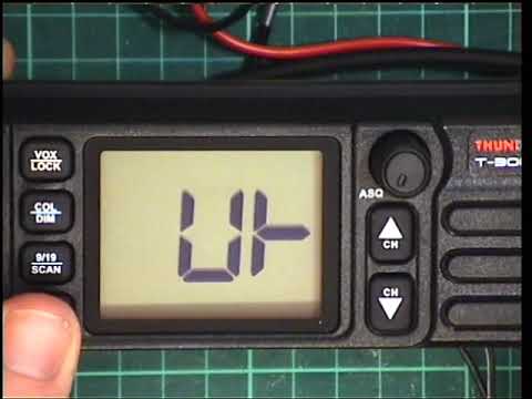 Thunderpole T3000 (UK) CE Multi-Norm CB radio (mobile) - Overview & internal adjustment