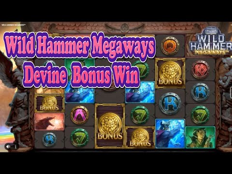 Wild Hammer Megaways - Devine  Bonus Win - NEW Slot!!!
