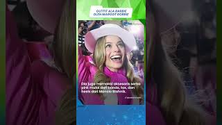 SPILL Outfit Serba Pink Ala Margot Robbie Pemeran Barbie saat Tur Film di Korea Selatan