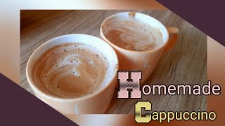 Homemade Cappuccino • Only 3 ingredients Coffee recipe without cream • #Shorts #YoutubeShorts •