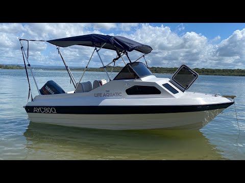 Boat Restoration Project - Stejcraft Half Cabin fibreglass