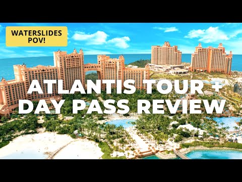Atlantis Bahamas Resort Tour & Day Pass Review | Water Slides POV | Aquaventure Waterpark 2021 Vlog