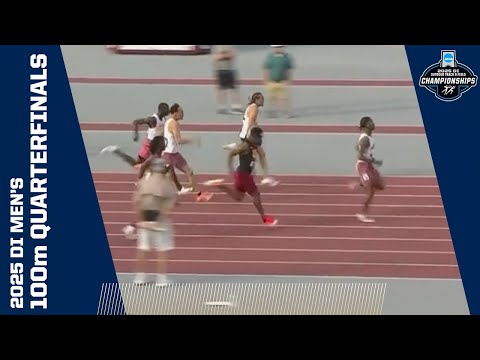 Jordan Anthony runs 9.75! Men's 100m quarterfinals 2025 NCAA outdoor track and field championships