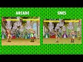 Arcade Vs SNES Fighter S History
