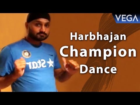 Harbajan Singh Dances On Dj Bravo Champion Song