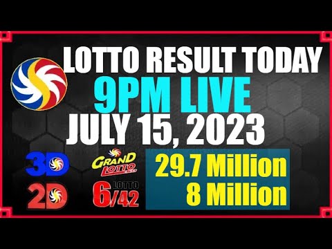 Lotto Result Today July 15 2023 9pm Ez2 Swertres