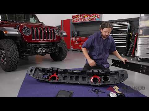 How to remove your factory front bumper on 2022 Jeep Wrangler JL