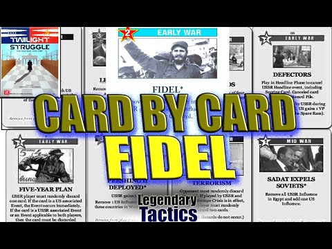 TWILIGHT STRUGGLE Strategy / HOW Do You Play The FIDEL Card? / STRATEGY Tips