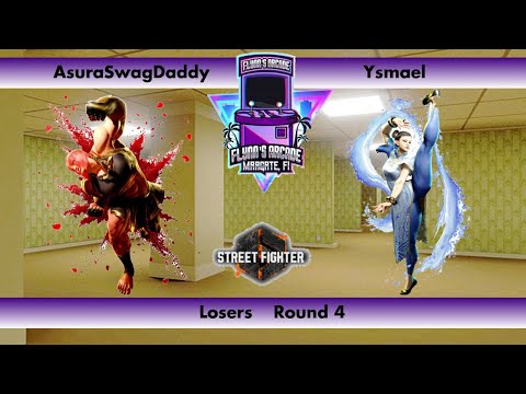 Flynn's Arcade 091 Street Fighter 6 Losers Round 4 - AsuraSwagDaddy (Marisa) VS Ysmael (Chun-Li)