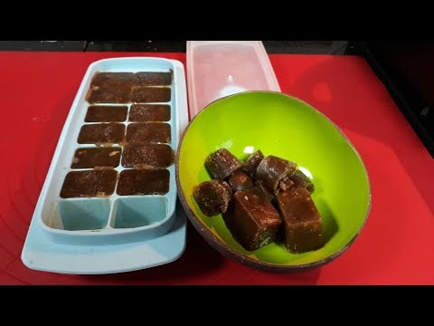 Pasta Puli/Tamarindo - Cubos de gelo