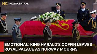 Norway Says Goodbye: King Harald’s Coffin Carried Through Oslo in Solemn Ceremony | AC1W