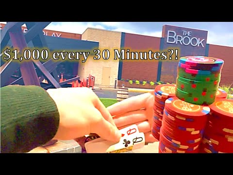 Playing $2/5 at the Brook in New Hampshire! -- Poker Vlog 16