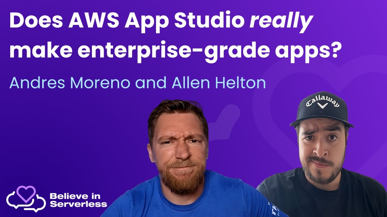 Does AWS App Studio really make enterprise-grade apps?